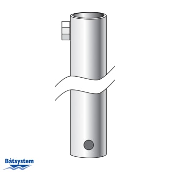 Båtsystem stag P1053 Ø25mm, L=325mm med settskrue