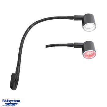 Båtsystem Kartlys Kurs MR11 LED Sort 330mm 1,3W 12V