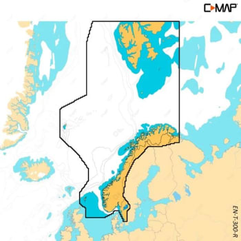 C-Map Reveal X Norge, Nordsjøen og Skagerak for NSX