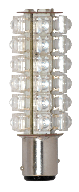 Lanternepære 30-Led Bay15D Rød 12/24V