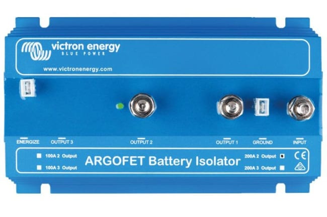 Victron Argofet 200-2 Batteriisolator to batterier 200A