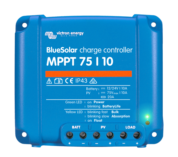 Victron BlueSolar Solcelleregulator MPPT 75/10 10AMP