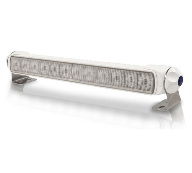 Hella Sea Hawk-350 LED lyskaster bredt lysbilde Hvit