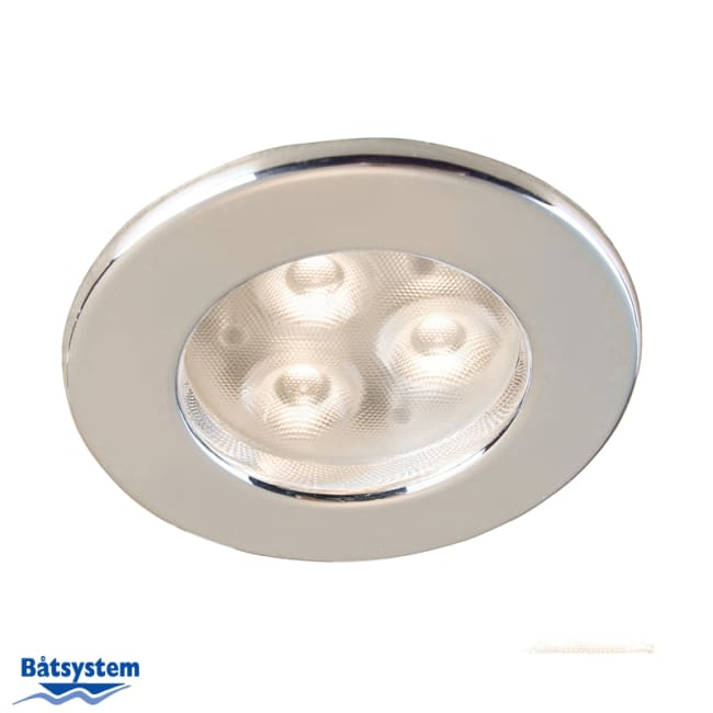 Båtsystem Downlight Pinto Power LED Krom 30gr