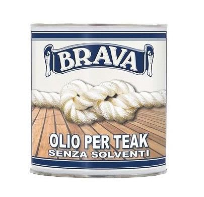 Brava Teak Oil Senza 0,75 liter