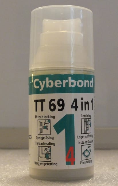 Cyberbond TT69 gjengelås og pakning
