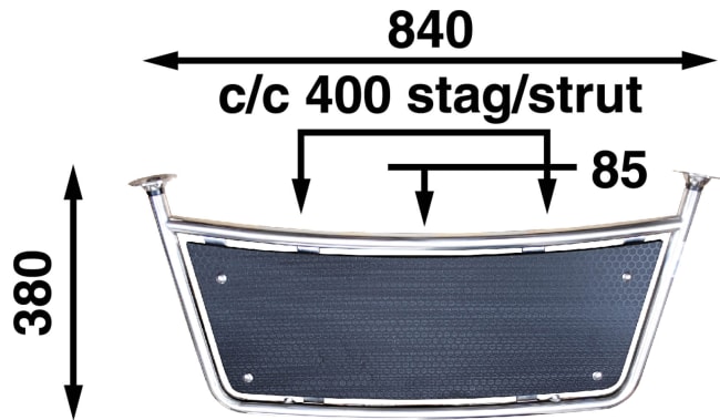 Båtsystem Badeplattform Seilbåt PT8035BL