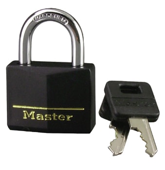 Masterlock Hengelås 40mm Sort Alu. 40mm bøyle