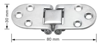 Hengsel 30x80mm Syrefast