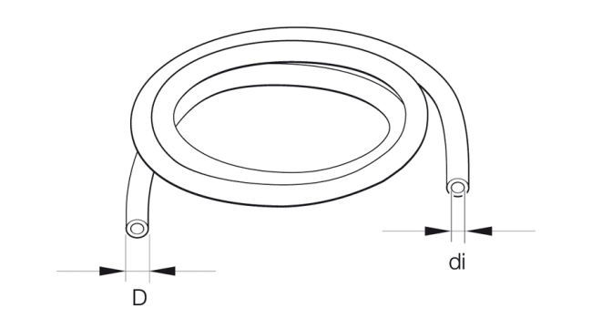 Eberspächer Drivstoffslange 4mm