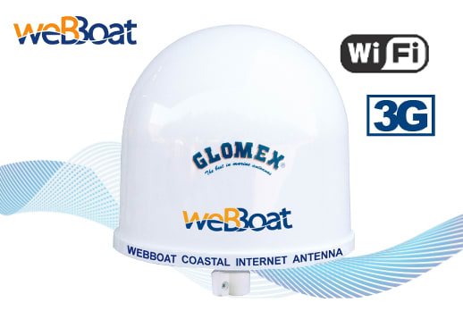 Glomex Webboat 3G og WiFi Internett Antenne