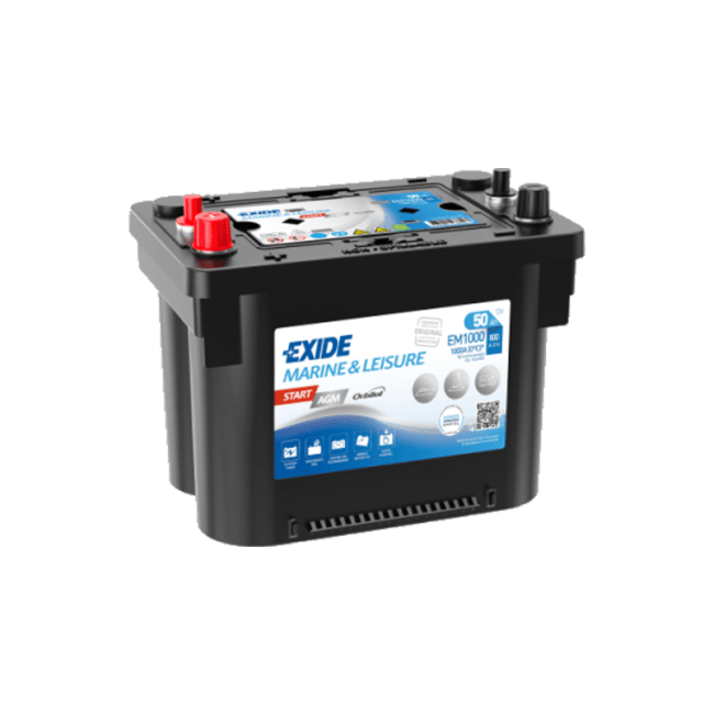 Exide AGM EM1000 Batteri 50Ah