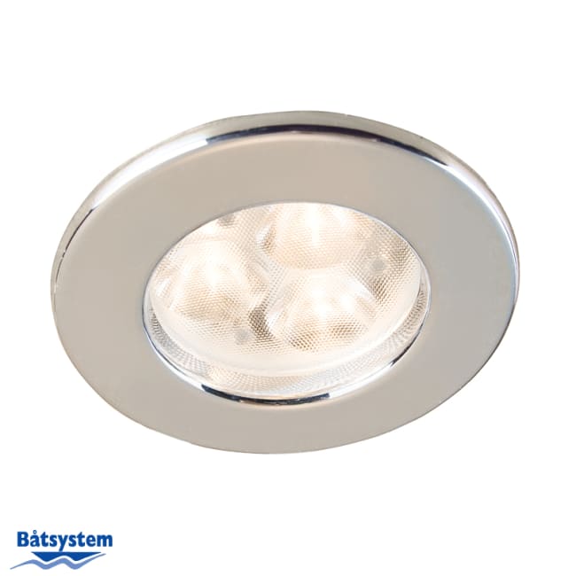 Båtsystem Downlight Pinto Power LED Krom 50gr