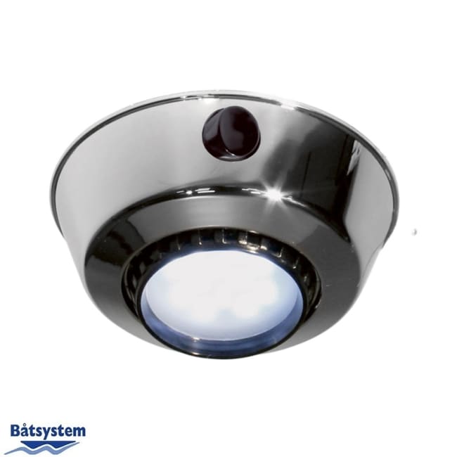 Båtsystem Downlight Comet LED Krom m/Bryter 2W