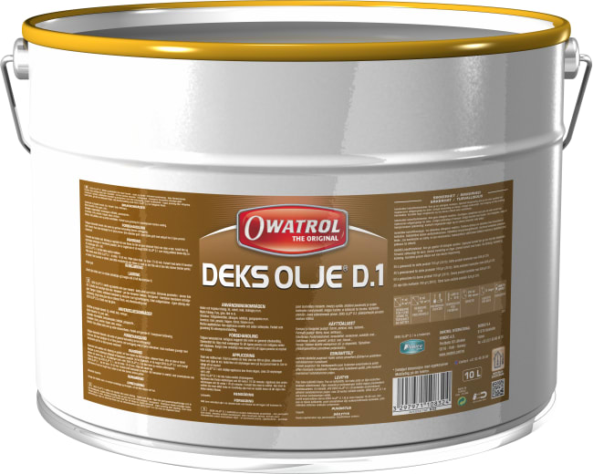 Owatrol Dekksolje D1 Silkematt 10 liter