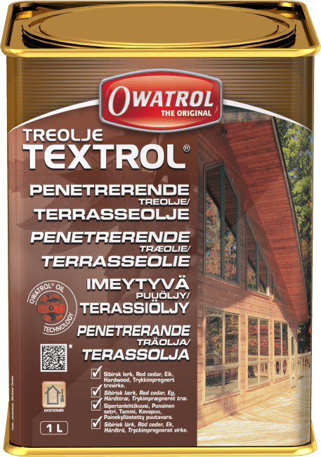 Owatrol Textrol Treolje Fargeløs 1 liter