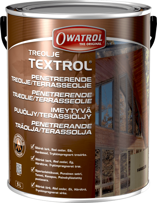 Owatrol Textrol Treolje Fargeløs 5 liter