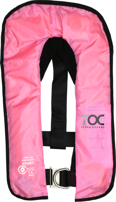 7OC Oppblåsbar vest DeLux Rosa