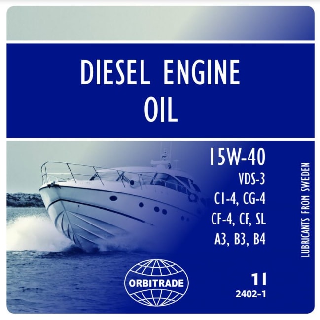 Orbitrade Motorolje Diesel 15W40, 1L - 2402-1