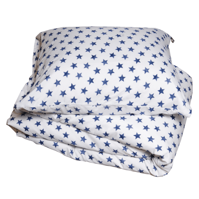 Sengesett Microfiber Starsky Navy