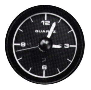 Faria Quartsur 52mm 12V Sort