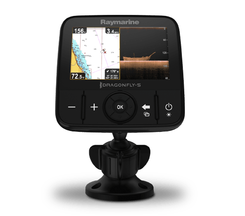 Raymarine Dragonfly 4 Pro CHIRP Downv. Wi-Fi, CPT CMAP