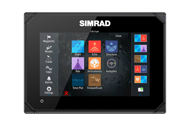 Simrad GO7 XSE, 7" Kartplotter/lodd inkl HDI hekksvinger