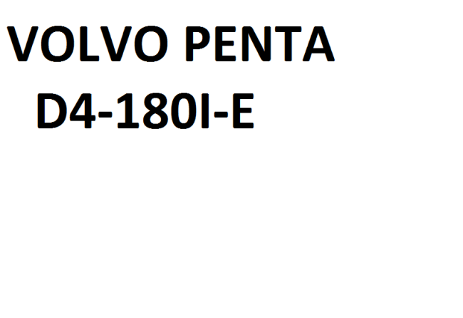 Volvo Penta D4-180I-E