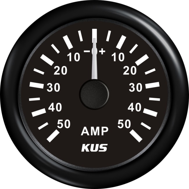 Kus Amp.meter m/shunt Analog +/-50A