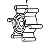 Seaflo Impeller for 5407-53 og -54