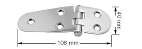 Hengsel 104x38mm Syrefast