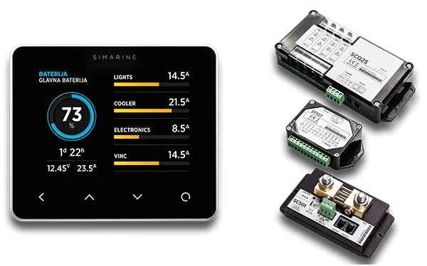 Simarine Pico Blue Batterimonitor Sort V2