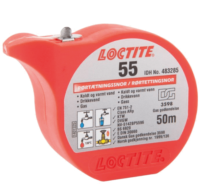 Loctite 55 Rørtettingsnor 50m