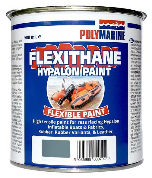 Polymarine Flexithane Hypalon Paint Grey 500ml