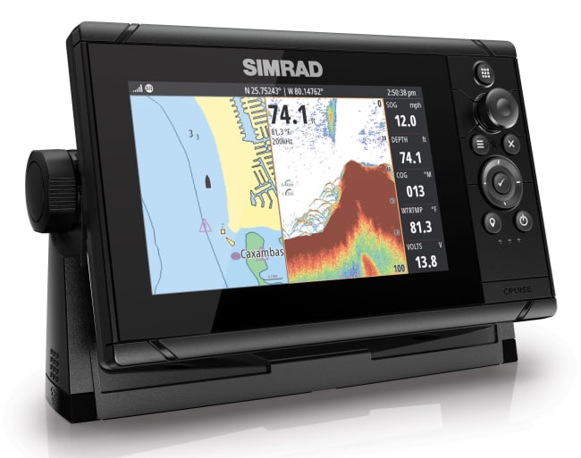 Simrad Cruise 7 inkl XDCR 83/200 Hekksvinger