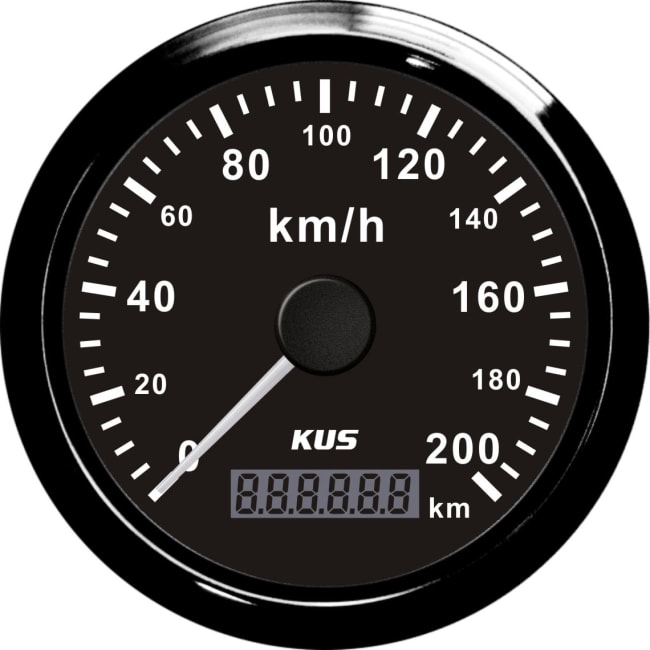 Kus speedometer med kilometerteller