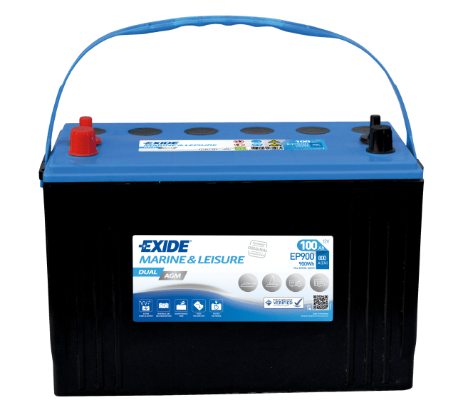 Exide EP900 Dual AGM 100Ah Batteri