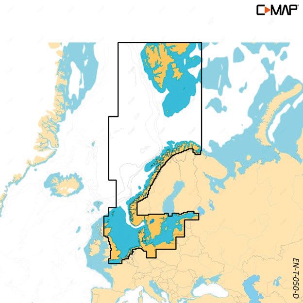 C-Map Discover X Europa Nord/Midt for NSX