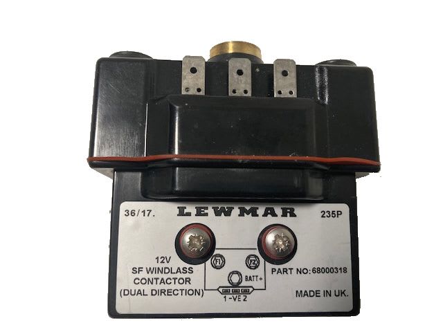 Lewmar Rele (Dual Contactor) 12V til ( V1/V2/V3/V5)