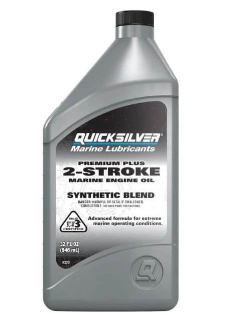 Quicksilver 2-takts olje Premium plus utenbords 1 liter