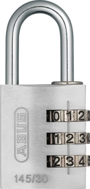 Abus Kodelås 30mm sølv