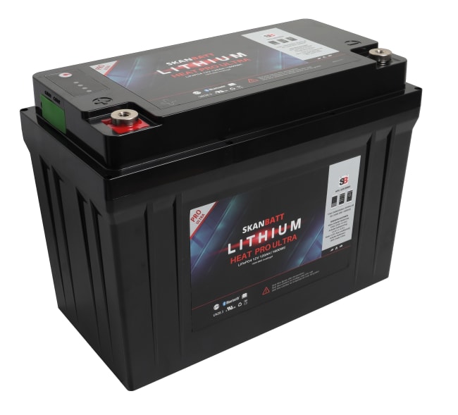 Skanbatt Lithium HEAT PRO Ultra 12V 120AH-150A CAN Bus