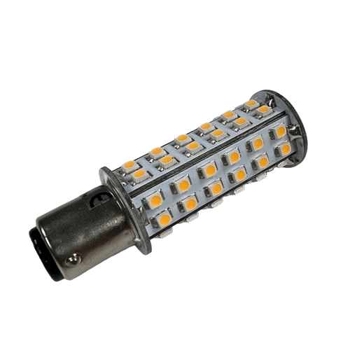 Nautilight Lyspære BAY15D Nav 60LED Varmhvit 3,6W 12/24V