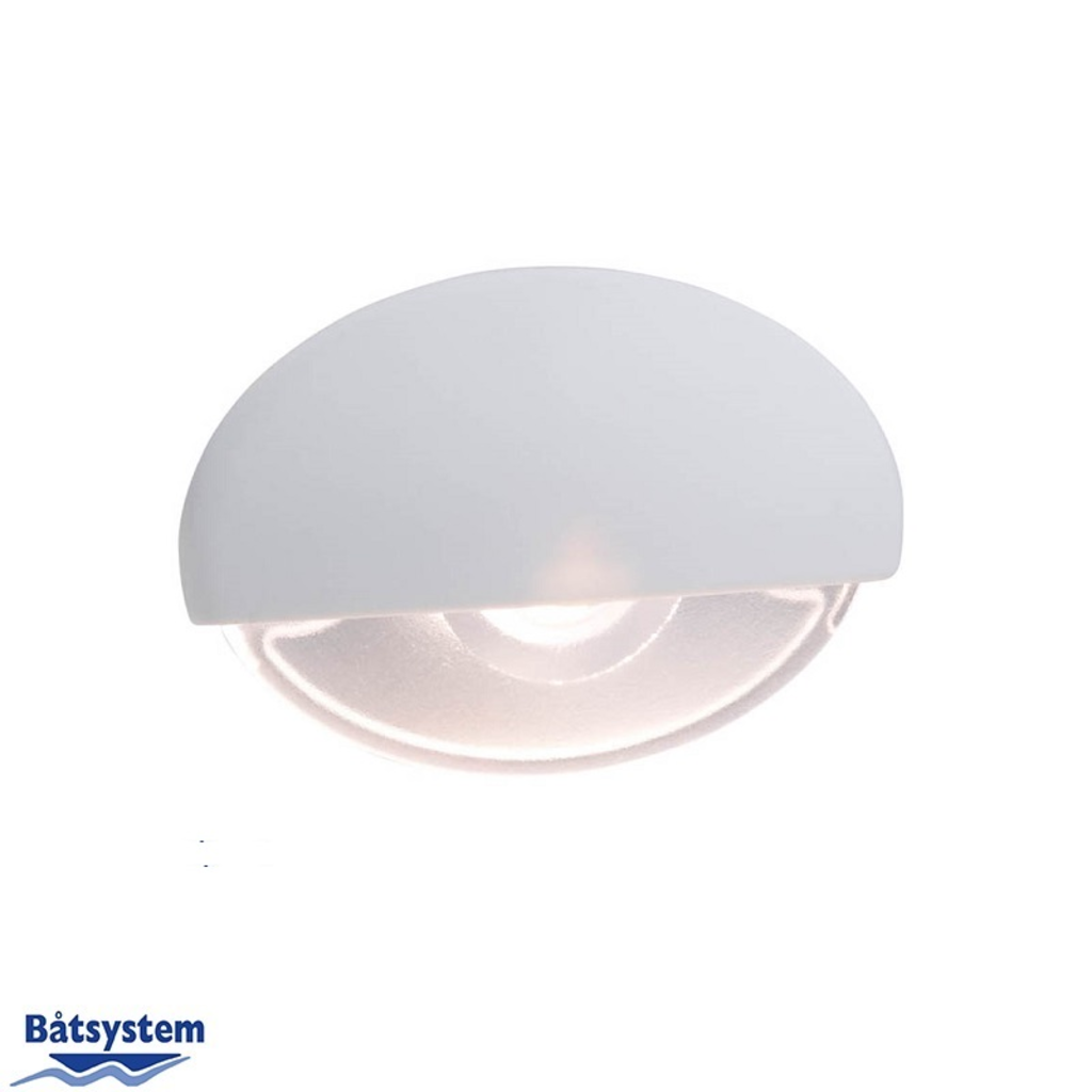 Product Image for Båtsystem Steplight Led Hvit M/rødt Lys 0,25w 12v