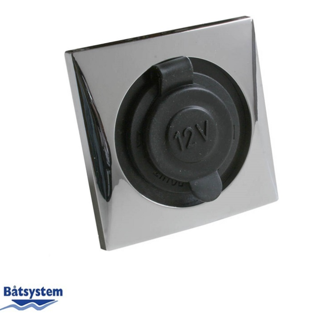 Product Image for Båtsystem Strømuttak 12v Matt Krom