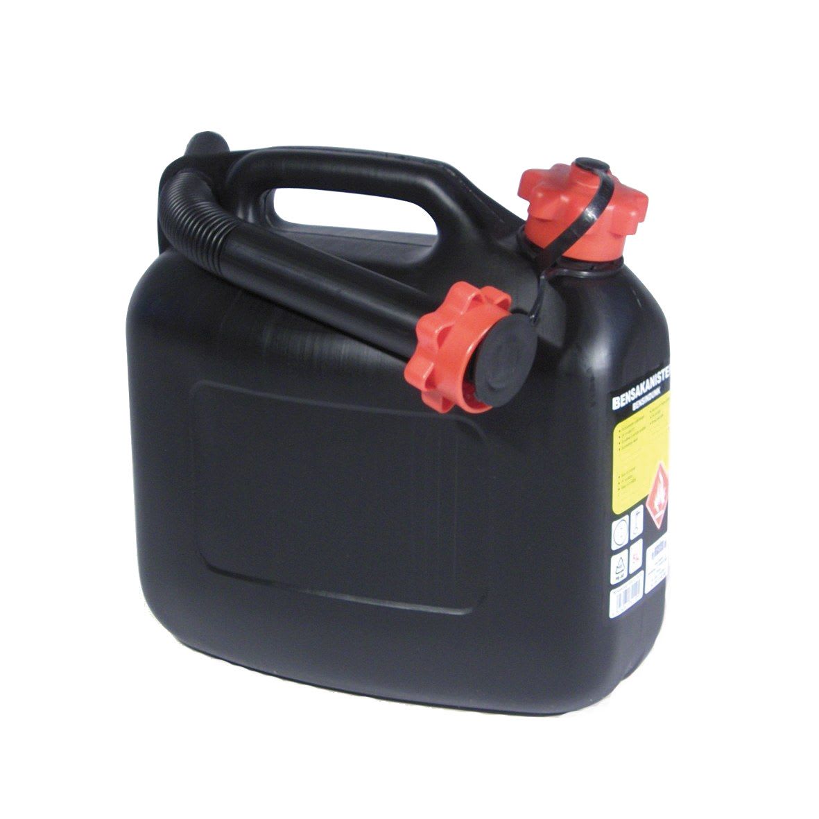 Bensinkanne 5 liter Sort Maritim Båtutstyr