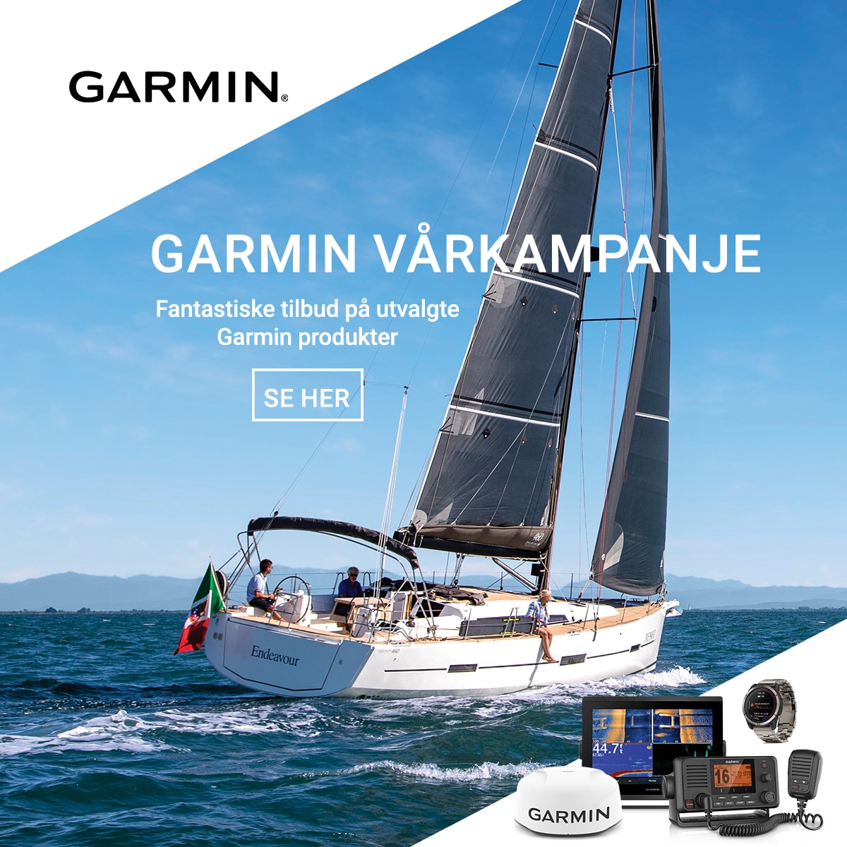 Garmin vårkampanje med fantastiske tilbud på en mengde Garmin produkter.