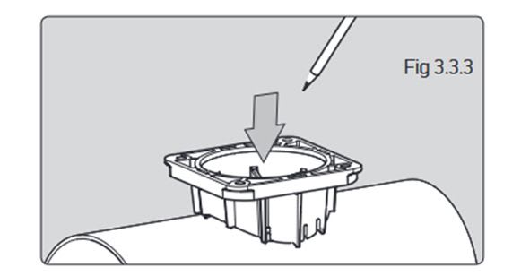Montering av girhus, brakett og propell. Figur 333.