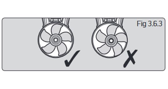 Montering av girhus, brakett og propell. Fig. 3.6.3