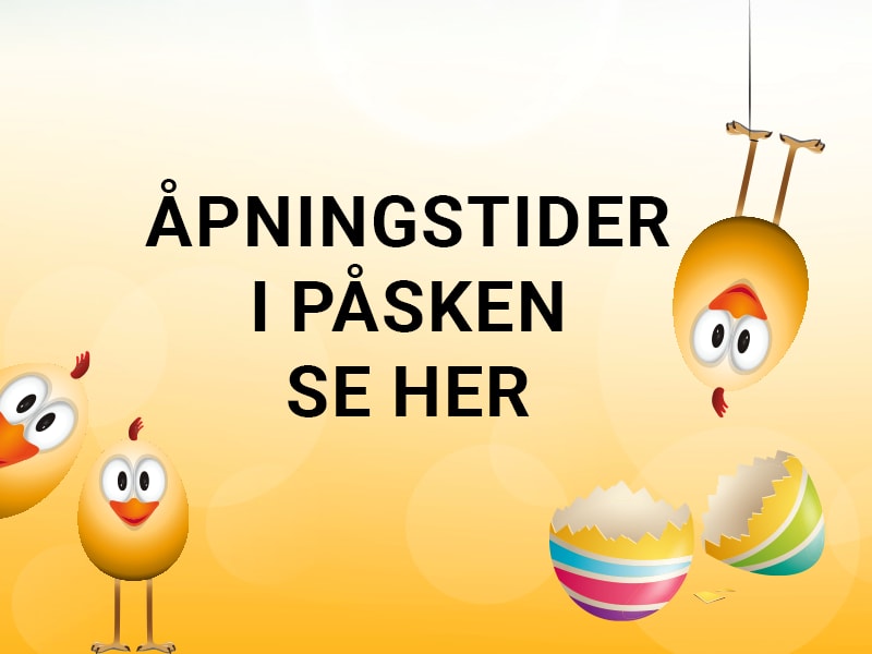 Åpningstilbud i våre butikker påsken 2026